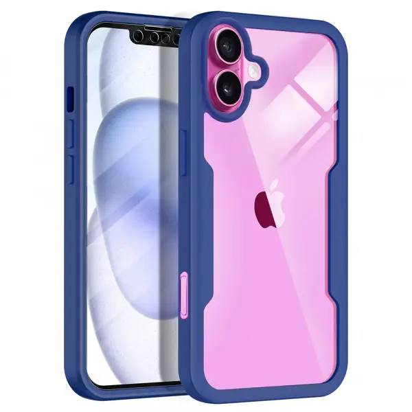 Husa pentru Apple iPhone 16 Plus, Techsuit, ColorVerse 360, Albastra