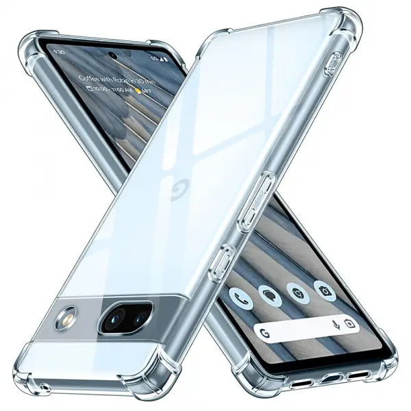 Husa pentru Google Pixel 7a, Techsuit, Shockproof Clear, Transparenta