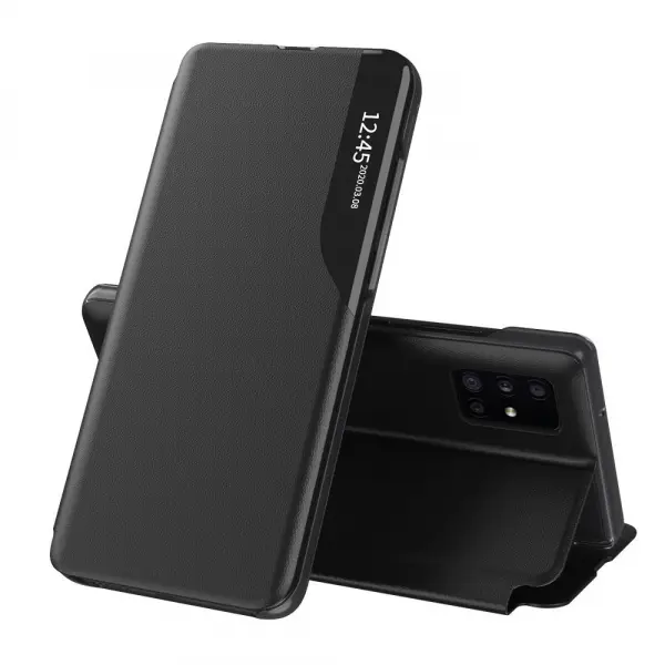 Husa pentru Samsung Galaxy A51 A515, Techsuit, eFold, Neagra