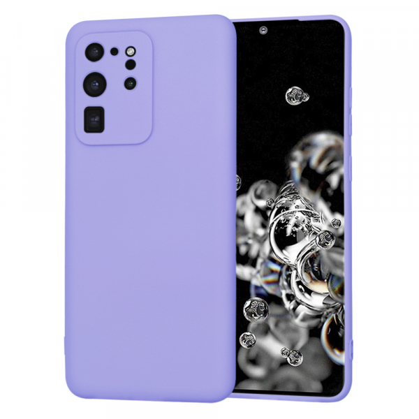Husa pentru Samsung Galaxy S20 Ultra 5G G988 / S20 Ultra G988, Techsuit, SoftFlex, Mov Deschis