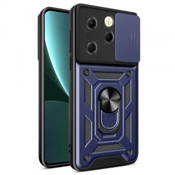 Husa pentru Tecno Spark 20 Pro / Infinix Hot 40 / Hot 40 Pro, Techsuit, CamShield, Albastra
