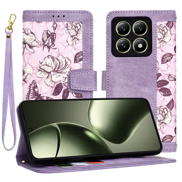 Husa pentru Xiaomi 14T, Techsuit, FlipCraft, Mov