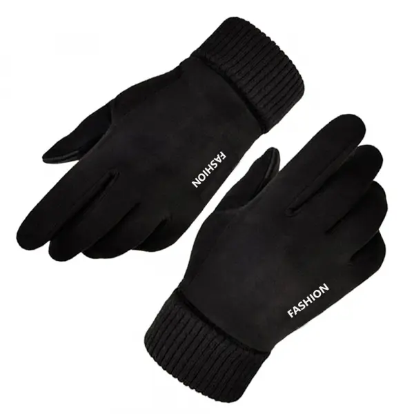 Manusi De Iarna Tactile Unisex Techsuit ST0010, Marime Universala, Negre