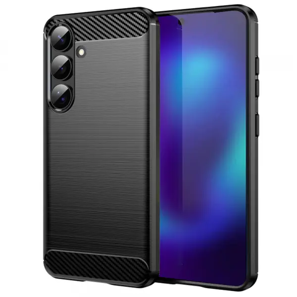 Husa pentru Samsung Galaxy S26 S942, Techsuit, Carbon, Neagra