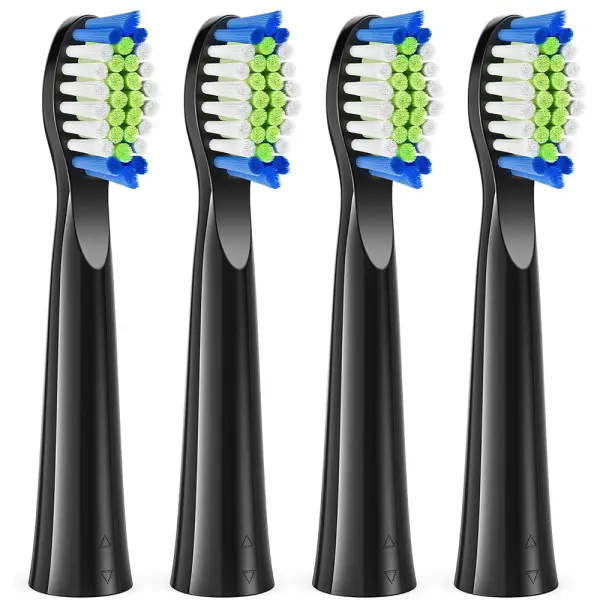Capat Rezerva SDD2 pentru Periuta Electrica Bitvae D2, Set 4 bucati, Negru