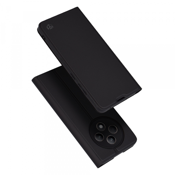 Husa pentru Oppo Reno12 FS 5G / Reno12 FS 4G / Reno12 F 4G / Reno12 F, Techsuit, Magskin Book, Neagra