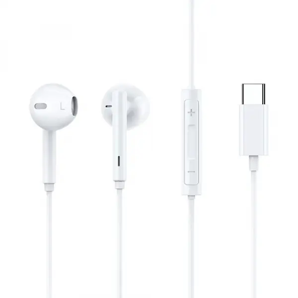 Handsfree USB-C McDodo HP-7500, Alb