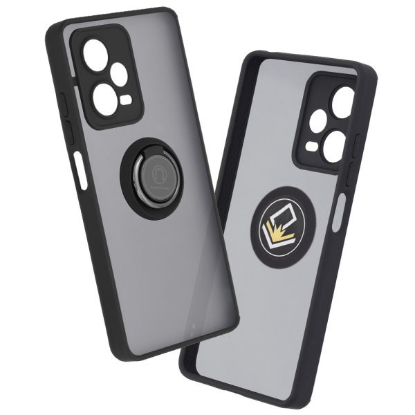 Husa pentru Xiaomi Redmi Note 12 Pro+, Techsuit, Glinth, Neagra