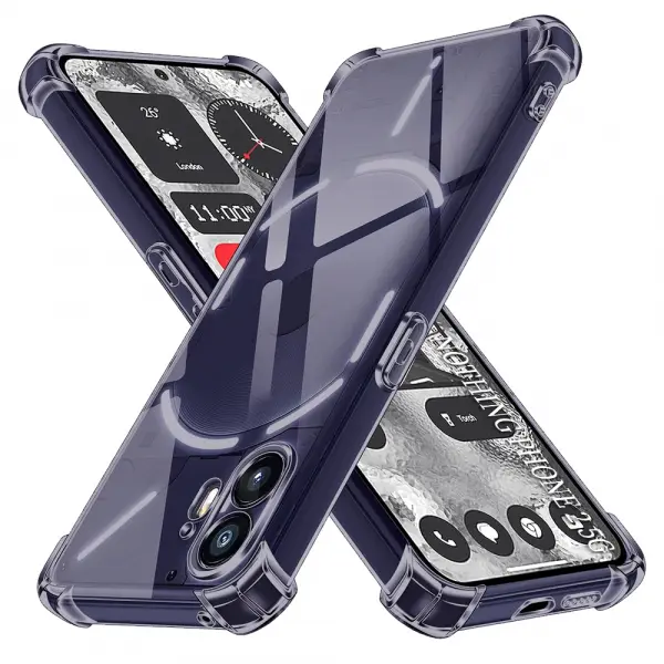 Husa pentru Nothing Phone (2), Techsuit, Shockproof Clear, Fumurie