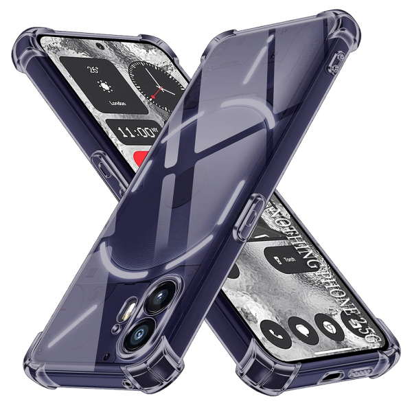 Husa pentru Nothing Phone (2), Techsuit, Shockproof Clear, Fumurie