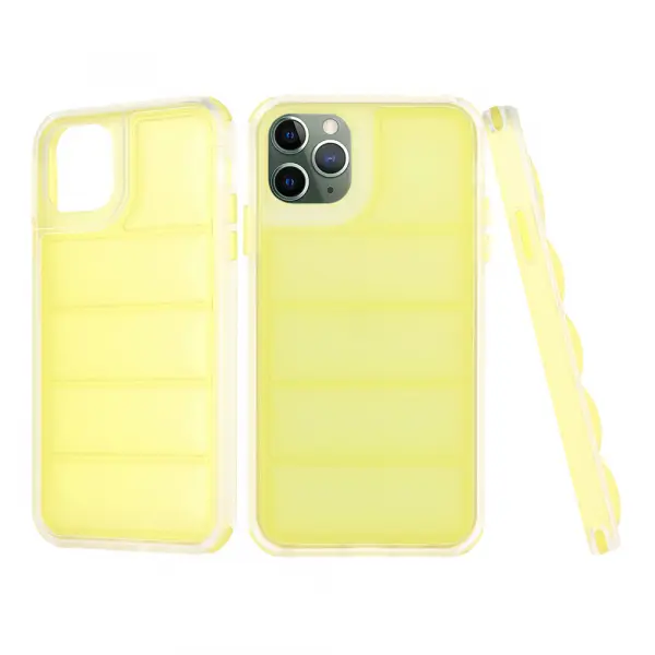 Husa pentru Apple iPhone 11 Pro Max, Techsuit, Wave Shield, Galbena