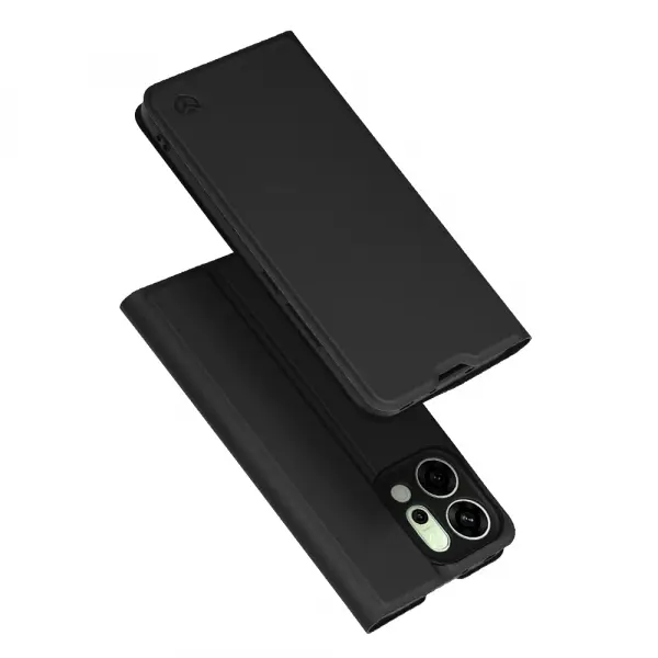 Husa pentru Oppo Reno14, Techsuit, Magskin Book, Neagra