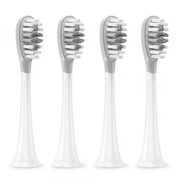 Capat Rezerva Gum Care pentru Periuta Electrica Bitvae S2 / S3, Set 4 bucati, Alb