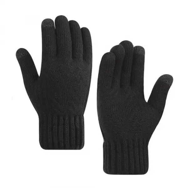 Manusi De Iarna Tactile Dama Techsuit ST0015, Marime 17cm, Negre