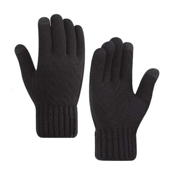 Manusi De Iarna Tactile Dama Techsuit ST0015, Marime 17cm, Negre