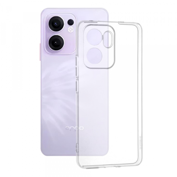 Husa pentru Oppo Reno13 FS 5G / Reno13 F 4G / Reno13 F, Techsuit, Clear, Transparenta