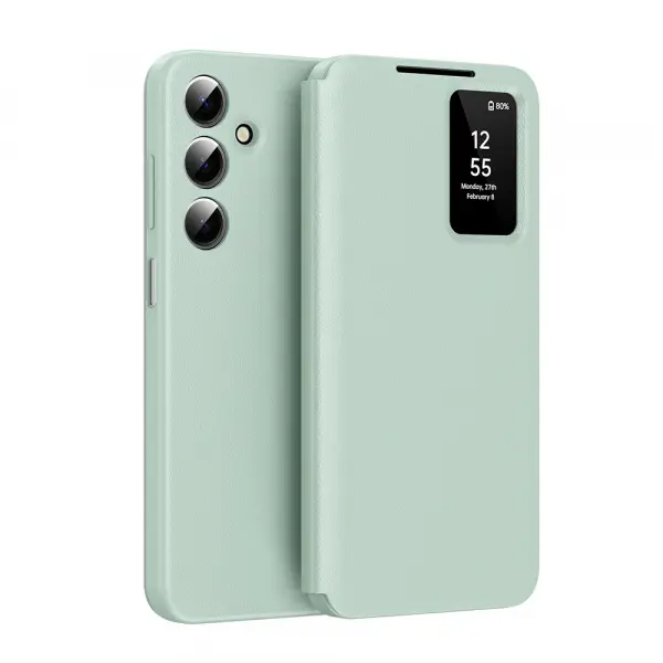 Husa pentru Samsung Galaxy A17 4G / A17 5G / A26 A266, Techsuit, SmartView, Verde