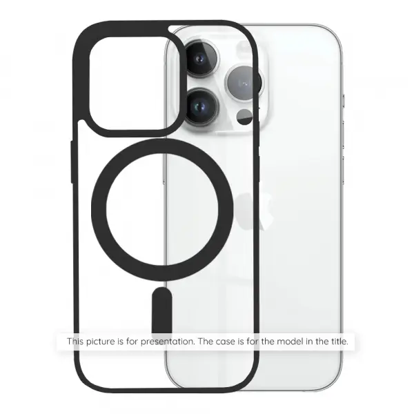Husa MagSafe pentru Apple iPhone 17 Air, Techsuit, Pro, Neagra
