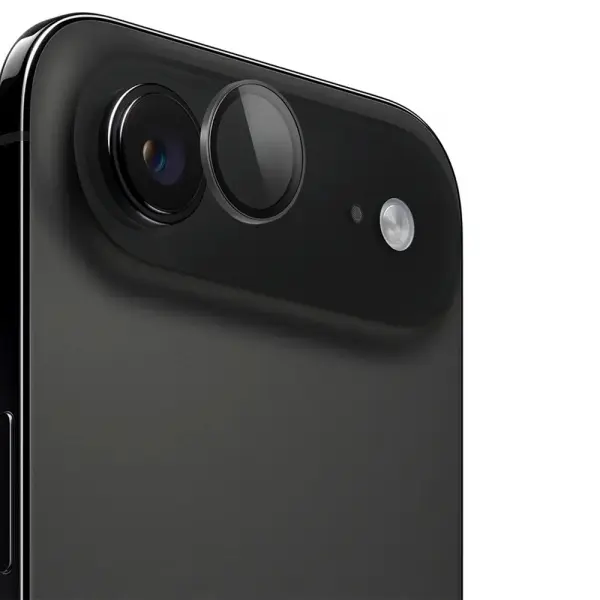 Folie de protectie Camera Spate Lito S+ pentru Apple iPhone 17 Air, Sticla Securizata, Neagra