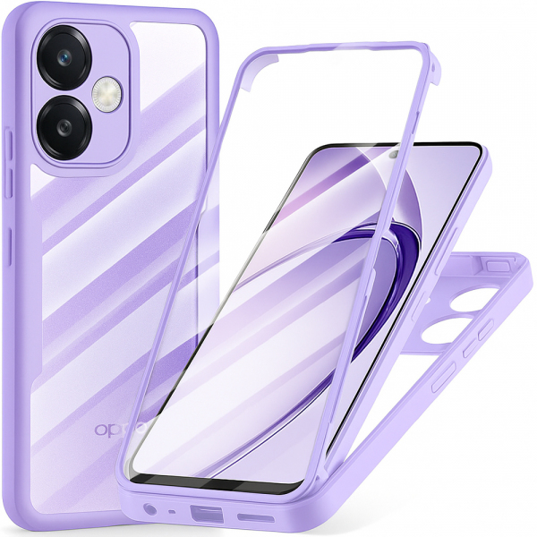 Husa pentru Oppo A3 4G / A3 5G, Techsuit, ColorVerse 360, Mov