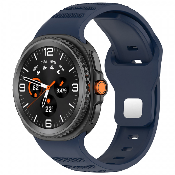 Curea Techsuit W050 pentru Samsung Galaxy Watch8 / Watch8 Classic Series, Albastra