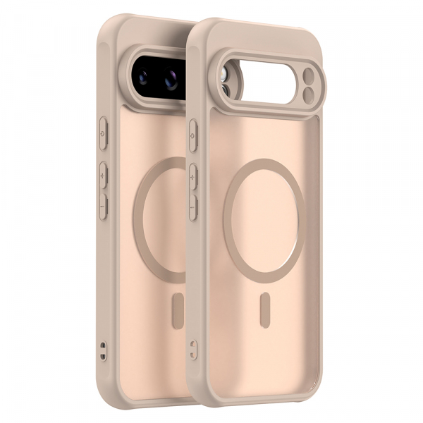 Husa MagSafe pentru Google Pixel 10 Pro XL, Techsuit, HaloFrost II, Aurie