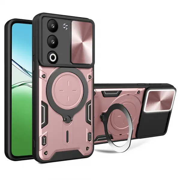 Husa pentru Oppo A5 4G / A5 5G, Techsuit, CamGuard Pro, Roz