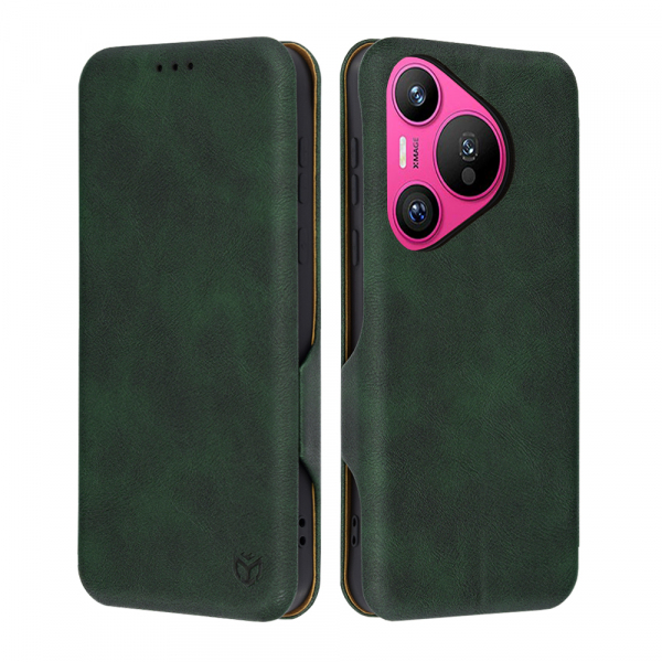 Husa pentru Huawei Pura 70, Techsuit, Safe Wallet Plus, Verde