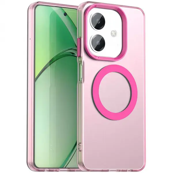 Husa MagSafe pentru Oppo A3 4G / A3 5G, Techsuit, CandyCase, Roz