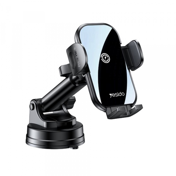 Incarcator Auto Wireless Yesido C197, 15W, 1.67A, Negru