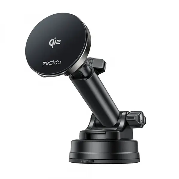 Incarcator Auto Wireless Yesido DS30, 15W, 1.67A, Negru
