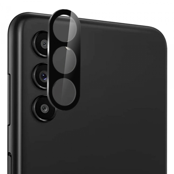 Folie de protectie Camera Spate Techsuit pentru Samsung Galaxy S24+ S926, Sticla Securizata, Neagra