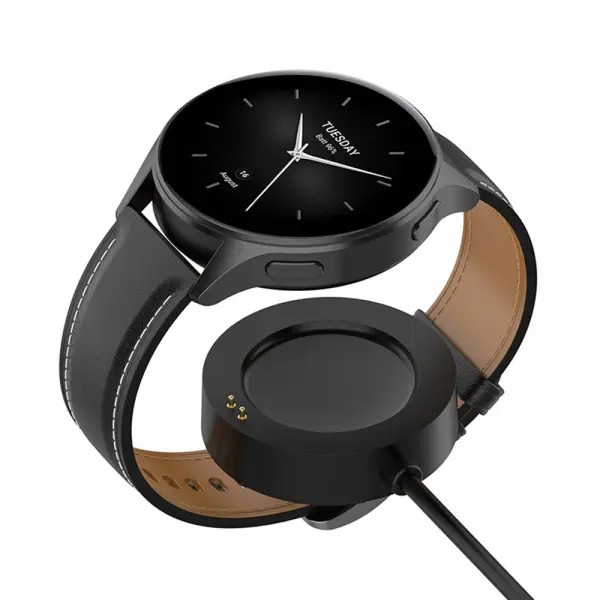 Cablu Incarcare Techsuit TXC5 pentru Xiaomi Watch H1 / Watch 2 Pro / Watch S2, USB-A, Negru