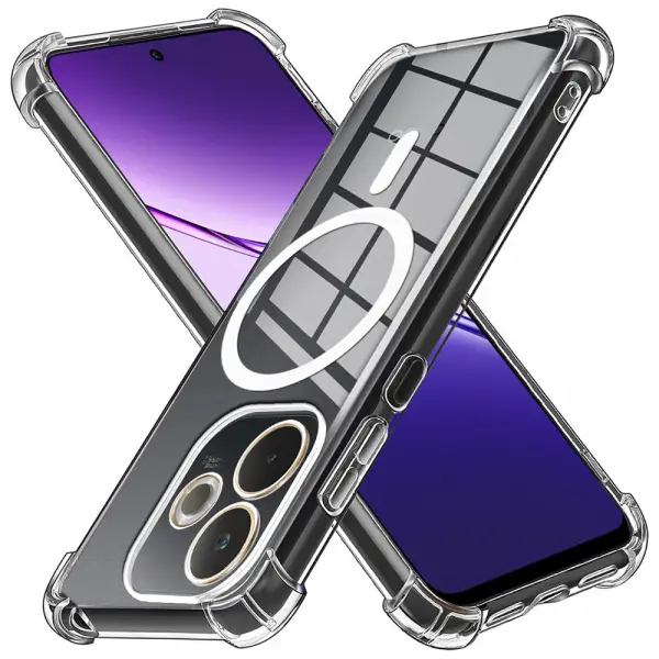 Husa MagSafe pentru Oppo A5 Pro 4G / A5 Pro, Techsuit, Shockproof, Transparenta