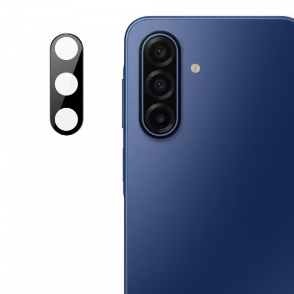 Folie de protectie Camera Spate Techsuit pentru Samsung Galaxy A17 4G / A17 5G, Sticla Securizata, Neagra