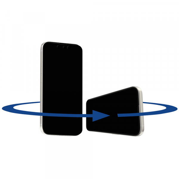 Folie de protectie Ecran Privacy Anank 1X Reinforced 360 pentru Apple iPhone 17e / 16e / 14 / 13 Pro, Sticla Securizata, Full Glue, 2.5D