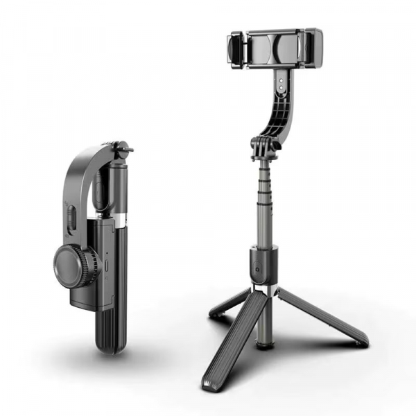 Selfie Stick Bluetooth Techsuit L08, Universal, Negru