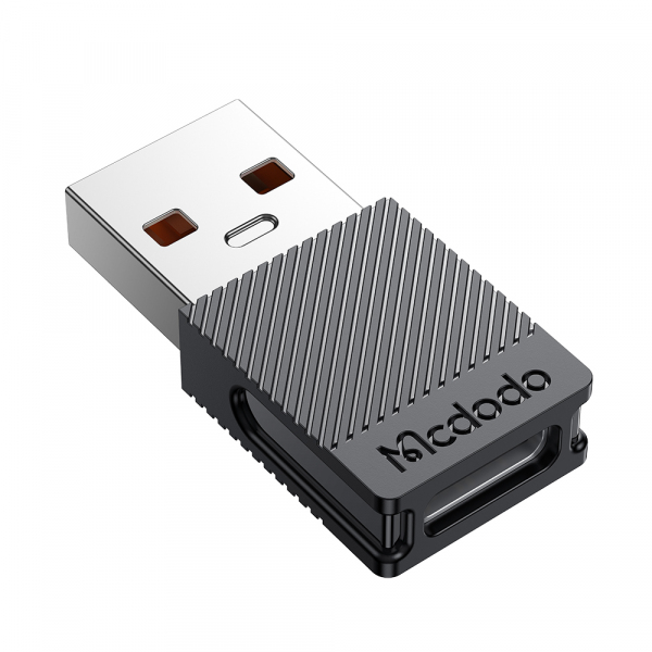 Adaptor Date si Incarcare USB-C - USB-A McDodo OT-6970, Negru