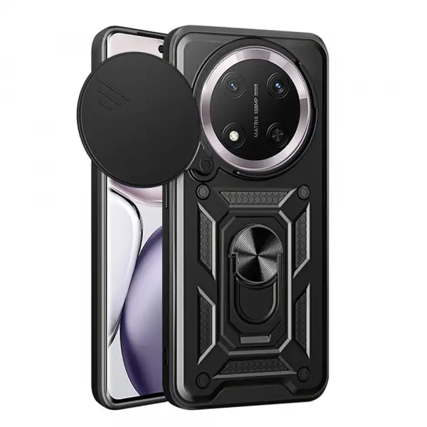 Husa pentru Honor X9c / Magic7 Lite, Techsuit, CamShield, Neagra