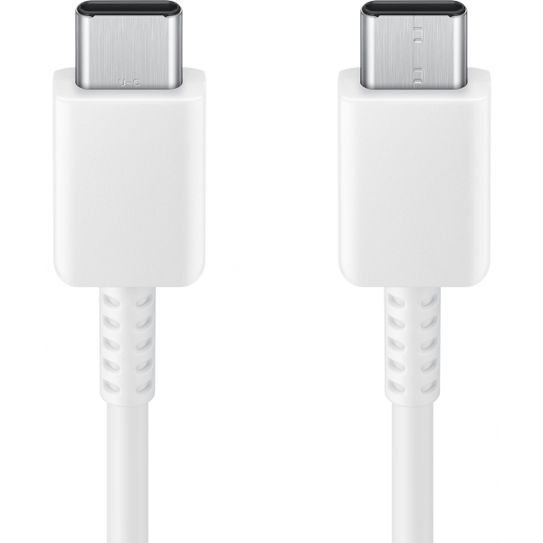 Cablu Date si Incarcare USB-C - USB-C Samsung EP-DA705BWE, 25W, 1m, Alb GP-TOU021RFBWW