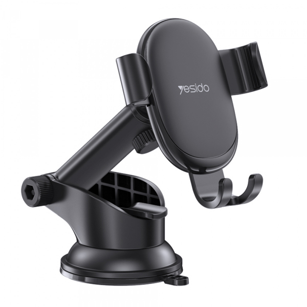 Suport Auto Yesido C120, 4inch - 6.5inch, Negru