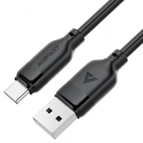 Cablu Date si Incarcare USB-A - USB-C Acefast C16-04, 18W, 1.2m, Negru