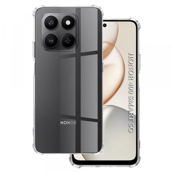 Husa pentru Honor 400 Smart 4G / X7d 4G / 400 Smart 5G, Techsuit, Shockproof Clear, Transparenta