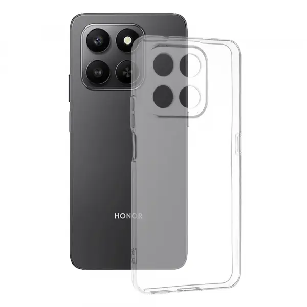 Husa pentru Honor 400 Smart 4G / X7d 4G / 400 Smart 5G, Techsuit, Clear, Transparenta