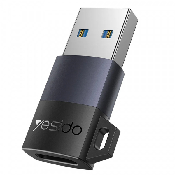 Adaptor Date si Incarcare USB-C - USB-A Yesido GS34, Gri