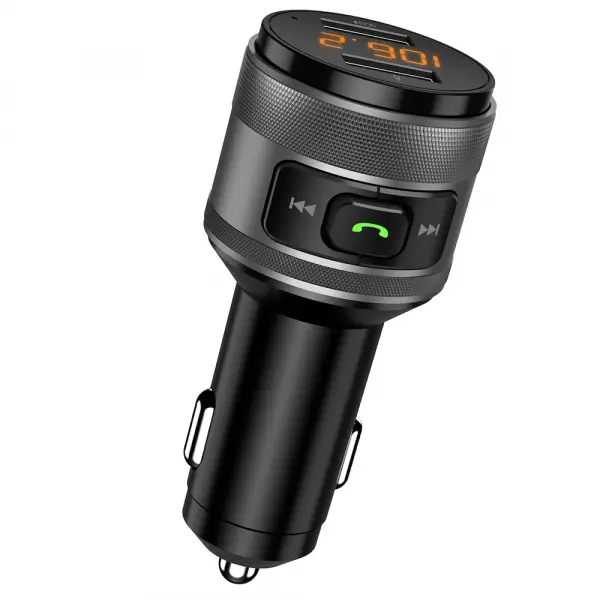 Modulator FM Bluetooth Techsuit VoltTune, 2 x USB-A
