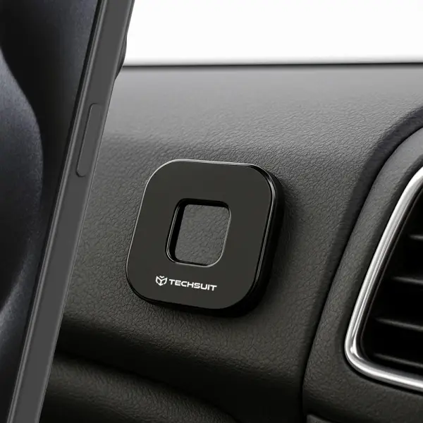 Suport Auto Magnetic Techsuit HOLD210, Universal, Negru