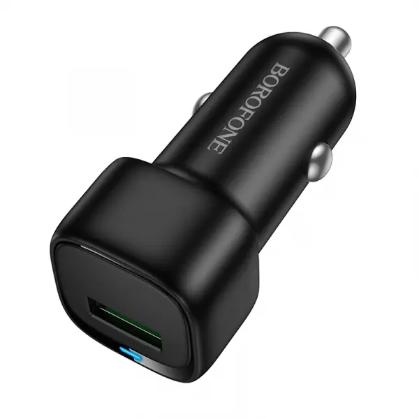 Incarcator Auto Borofone BZ34 Cloud, 18W, 3A, 1 x USB-A, Negru