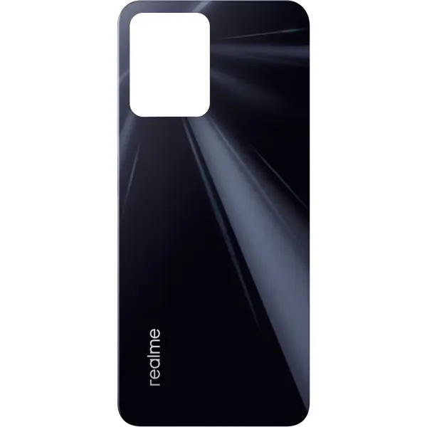 Capac Baterie Realme C35, Negru (Glowing Black), Service Pack 4710671