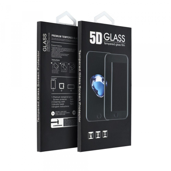 Folie de protectie Ecran OEM pentru Samsung Galaxy A12 Nacho A127 / M12 M127 / A12 A125, Sticla Securizata, Full Glue, 5D, Neagra